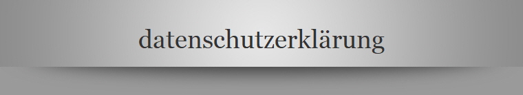 datenschutzerklrung